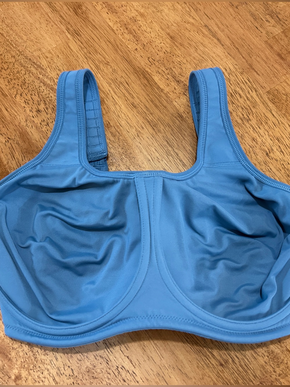 Wacoal Cornflower Blue Full Coverage Underwire Sports Bra - High Support